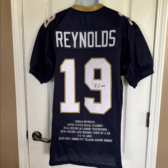 Vintage Keenan Reynolds Autographed Naval Academy Jersey - Picture 2 of 10